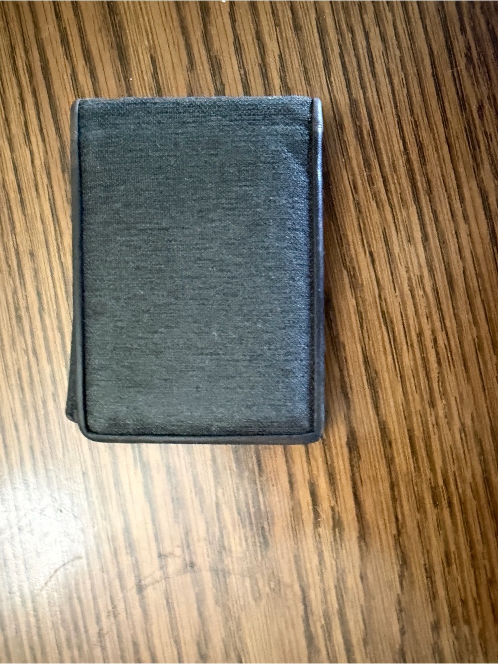 Tumi Black Canvas and Leather Slim Card Case - Picture 3 of 4